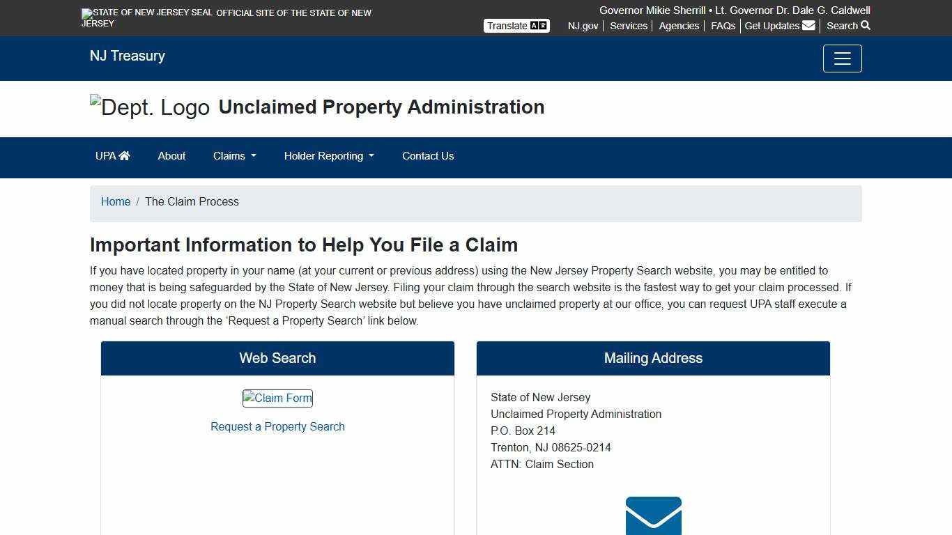 Unclaimed Property Administration